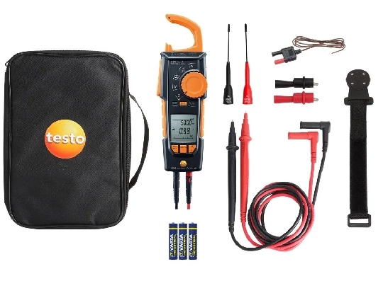 Producto Set Premium pinza vatimétrica testo 770-3 - Con accesorios prácticos para facilitar la medición